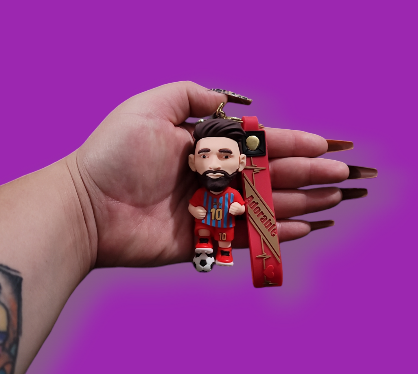 Barcelona Messi Keychain.