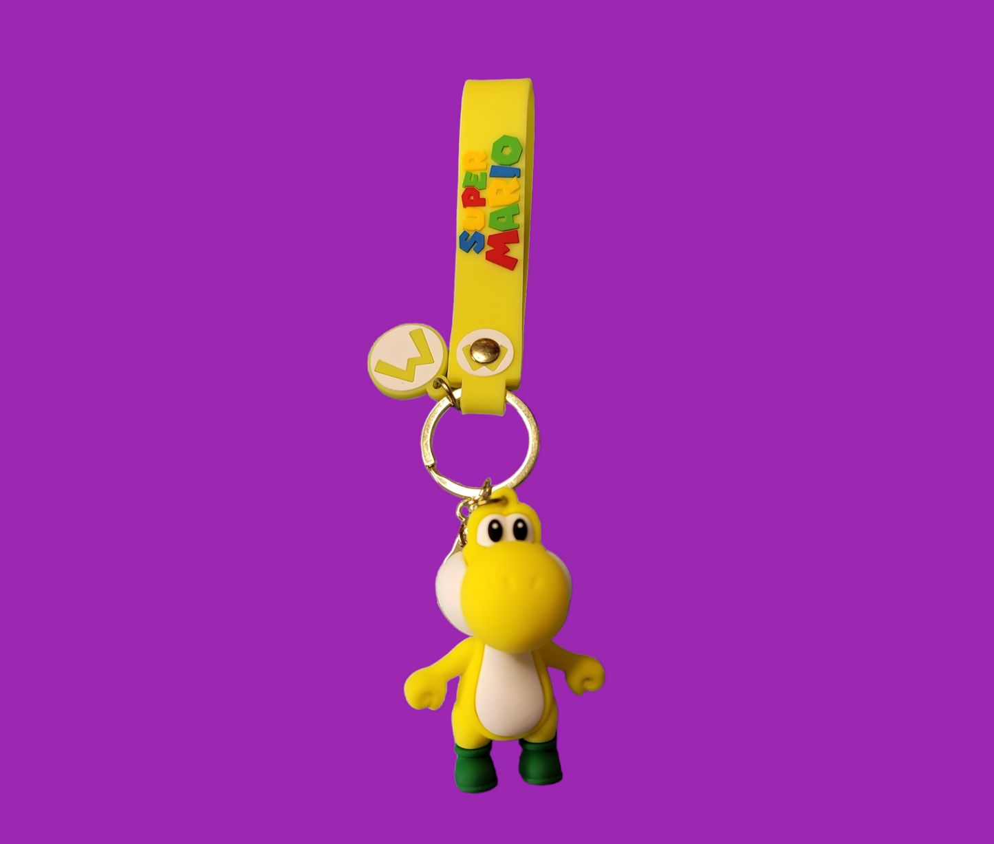 Yellow Yoshi Keychain.