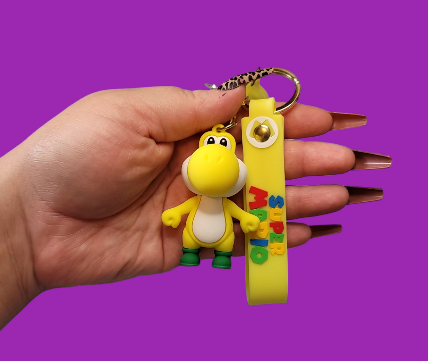 Yellow Yoshi Keychain.