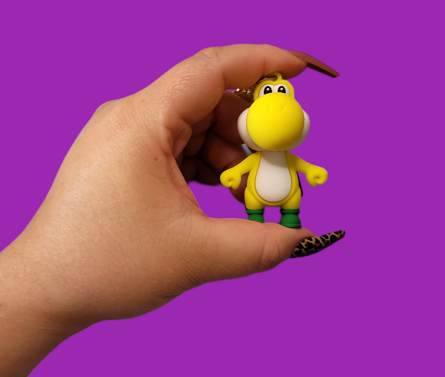 Yellow Yoshi Keychain.