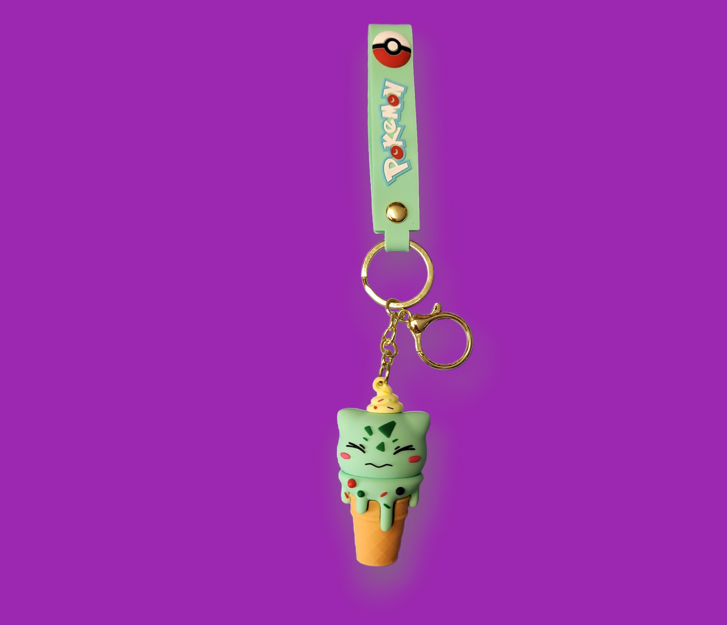 Bulbasour Icecream Keychain.