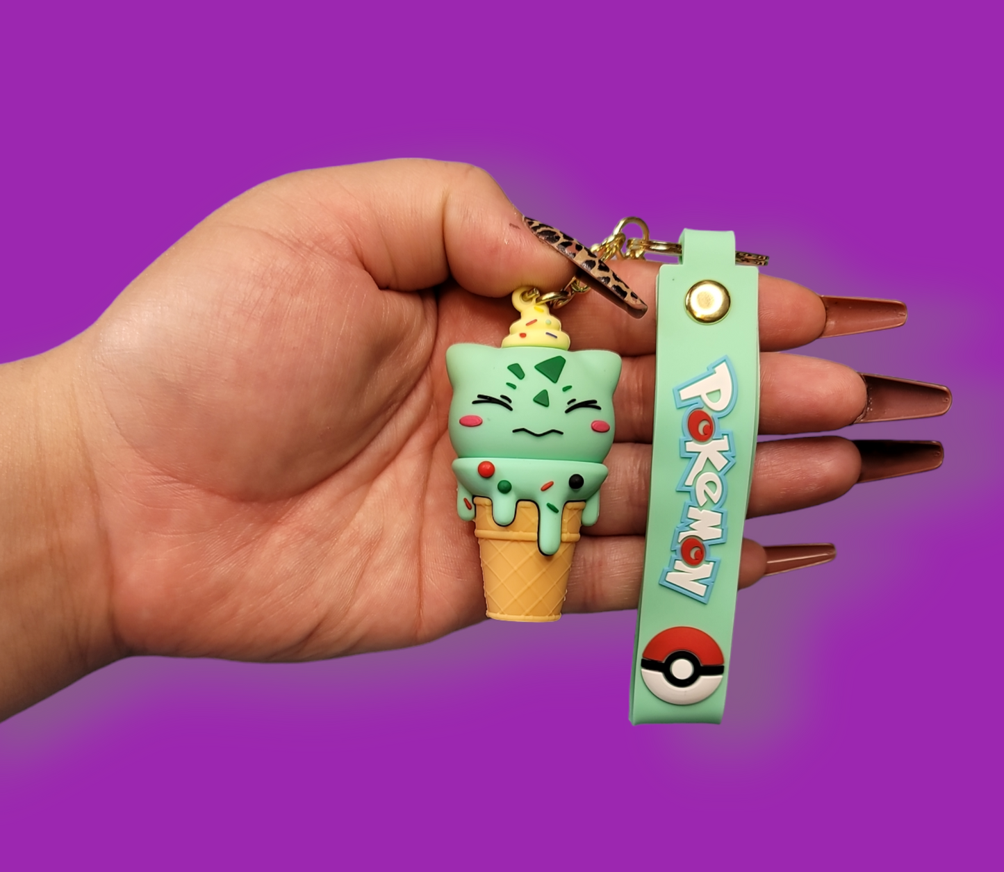 Bulbasour Icecream Keychain.