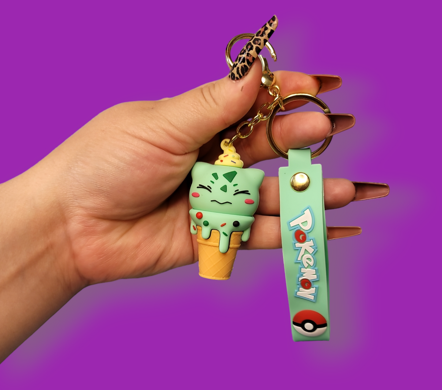 Bulbasour Icecream Keychain.