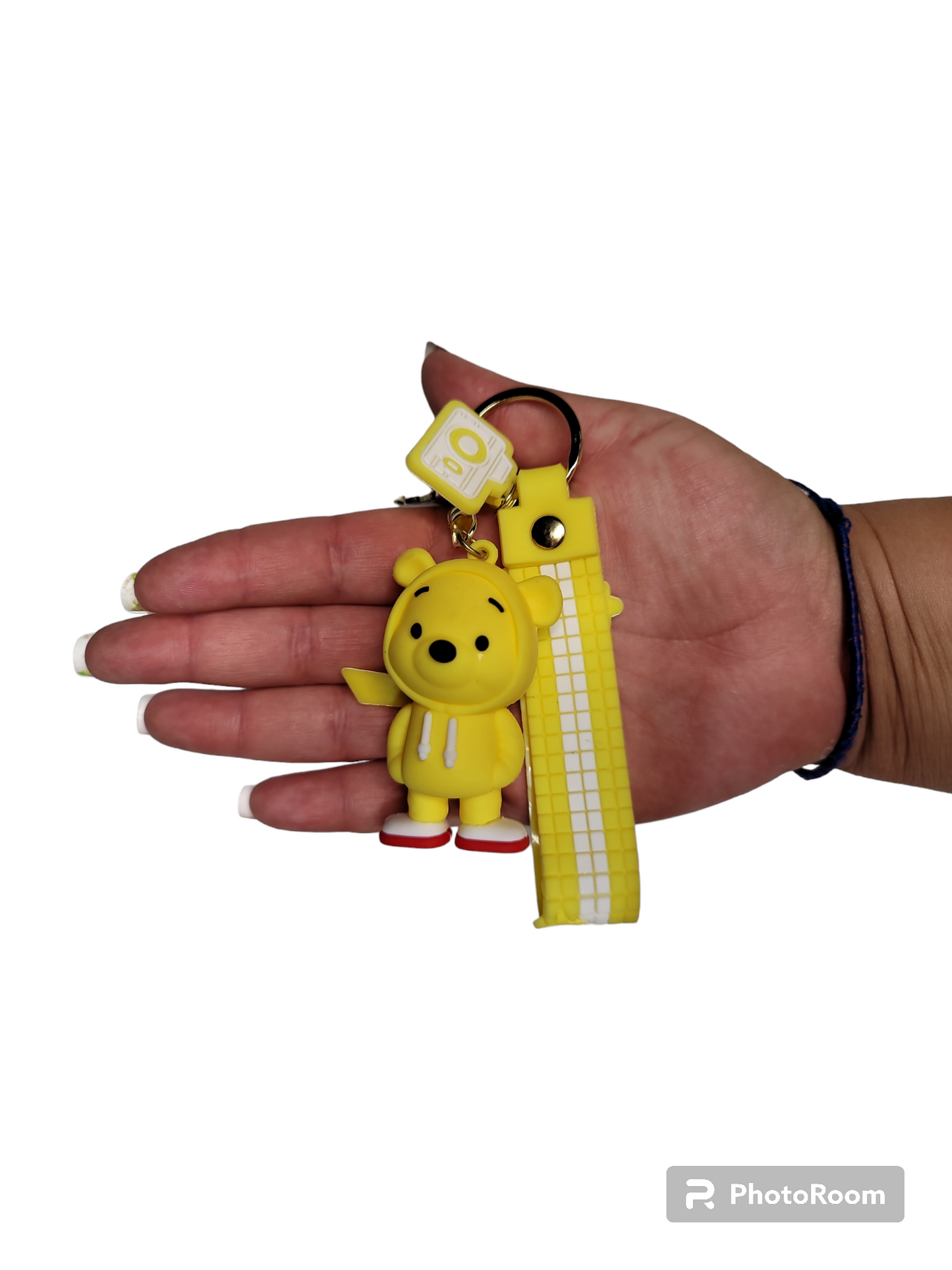 Sports Pooh Bear Keychain.