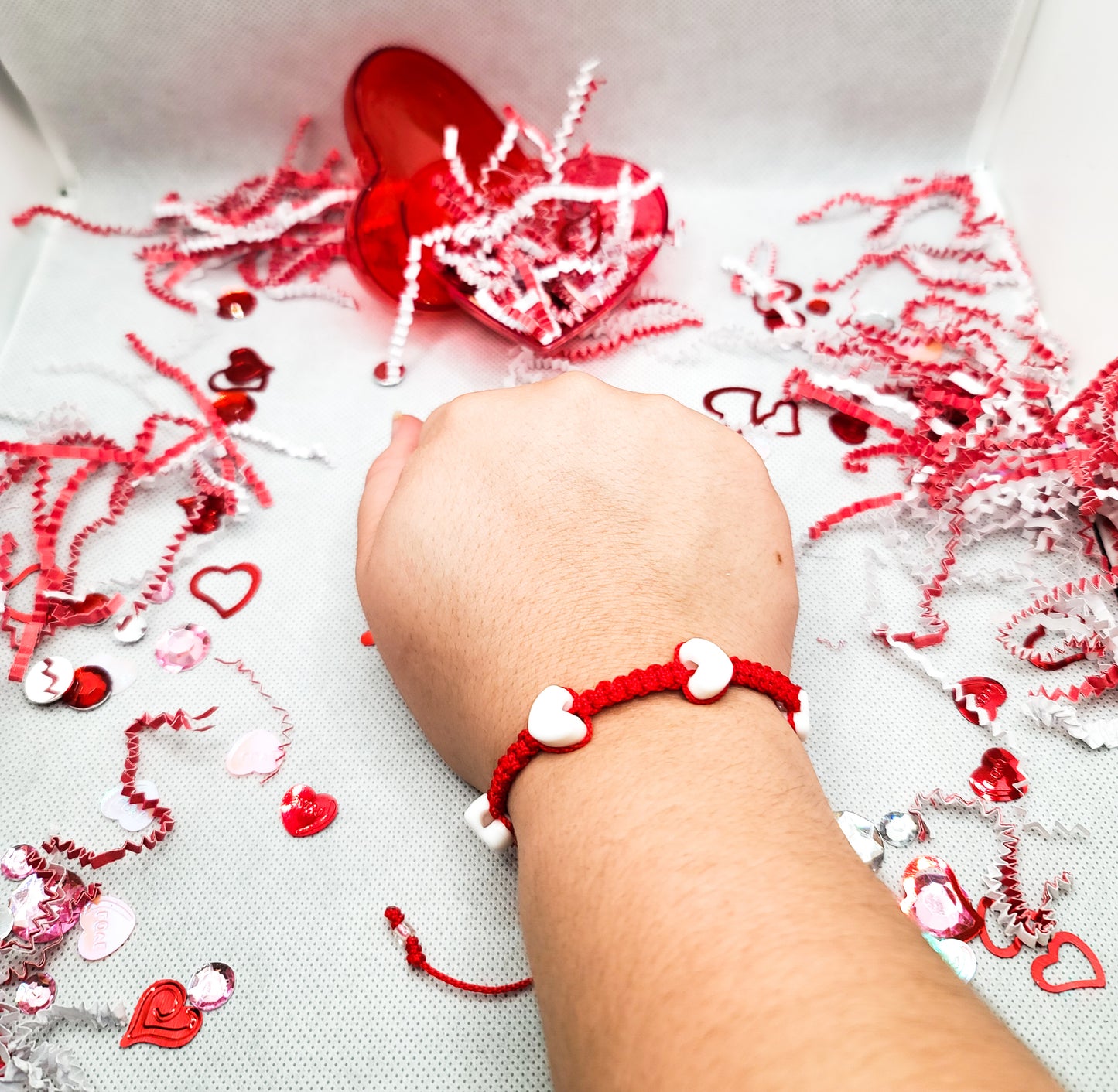 Valentines in Red and White